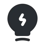 Lamp Charge SVG Icon